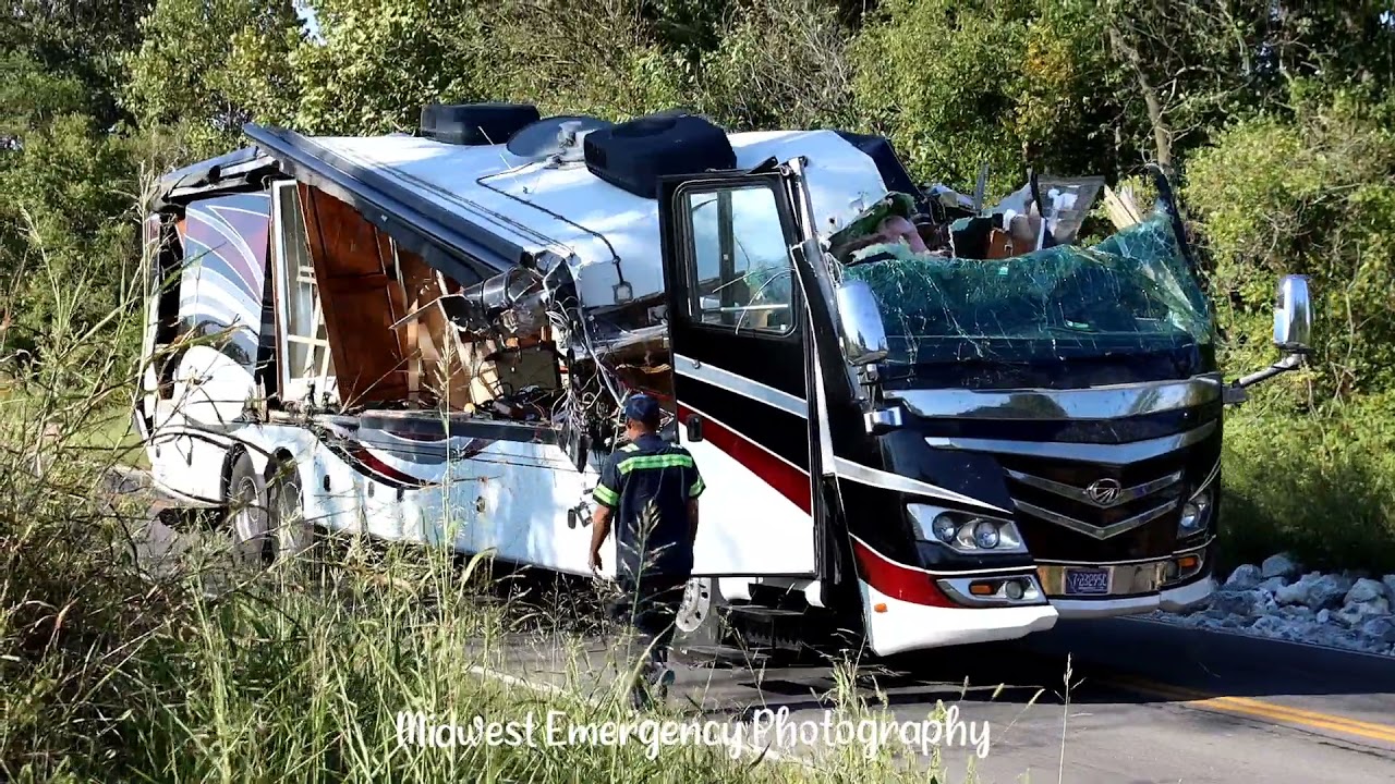 RV Versus Low Train Bridge