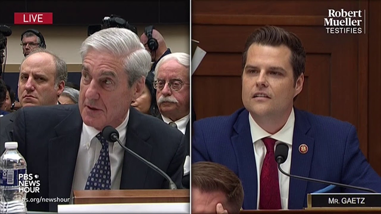 WATCH: Rep. Matt Gaetz’s full questioning of Robert Mueller | Mueller testimony