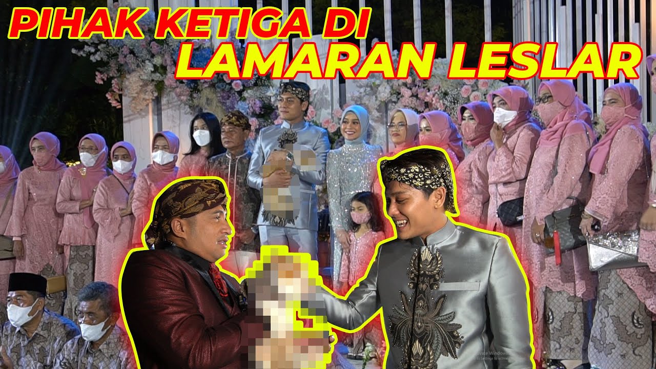ADA LAKI-LAKI BERBULU DI LAMARAN LESTY BILLAR..PAKE SERAGAM KELUARGA !!!