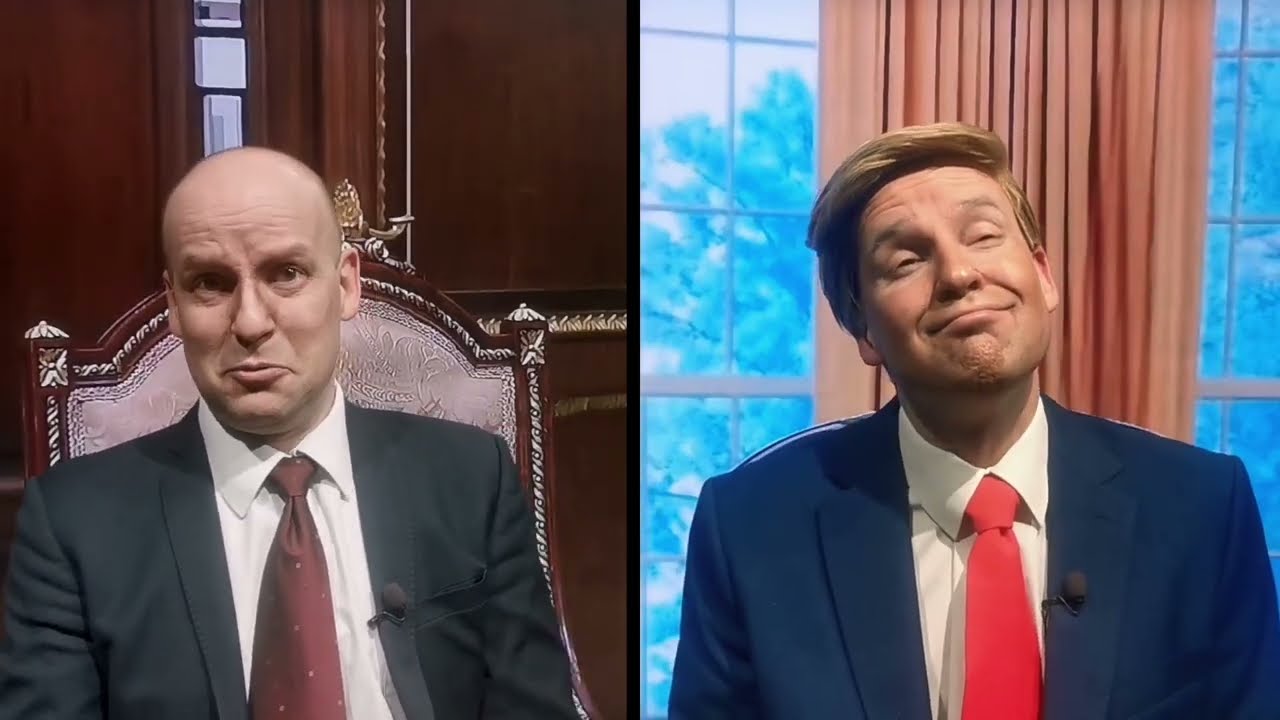 День ВЛЮБЛЁННЫХ. Путин поздравил ТРАМПА 😁 [Пародия]
