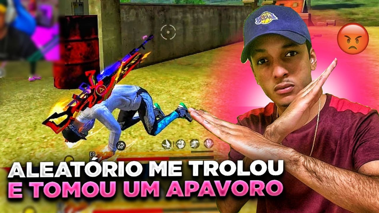 ALEATÓRIO ME TROLOU NO BARRIL E TOMOU UM APAVORO!