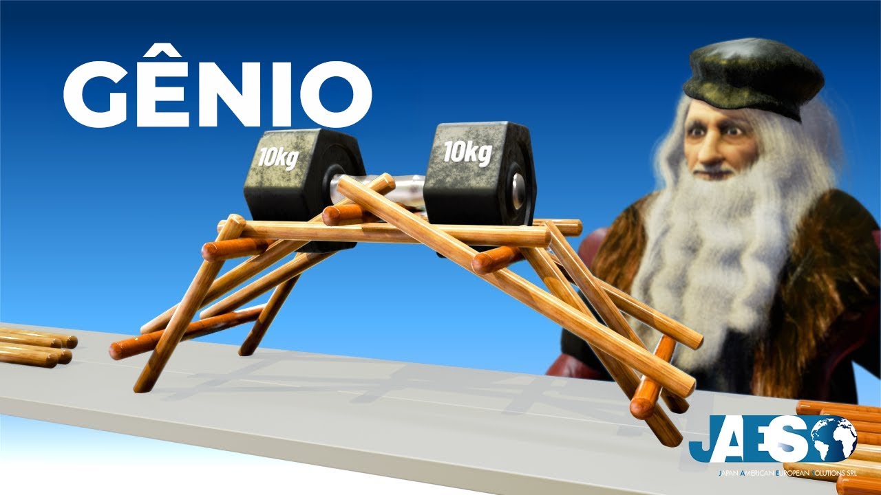 A MÁGICA por trás da Ponte Autoportante de Da Vinci!