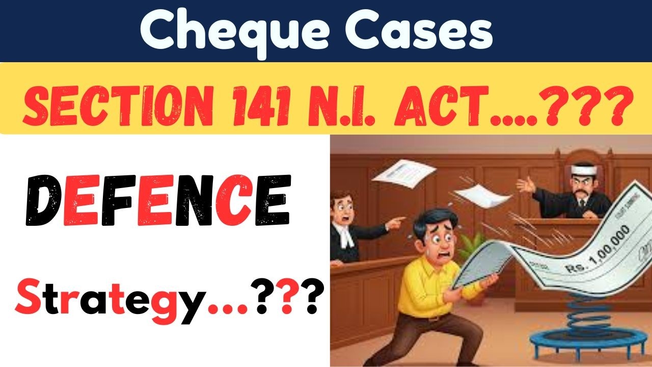 Section 141 NI Act Explained | Director’s Liability in Cheque Bounce Cases | Dr. Jinesh Soni