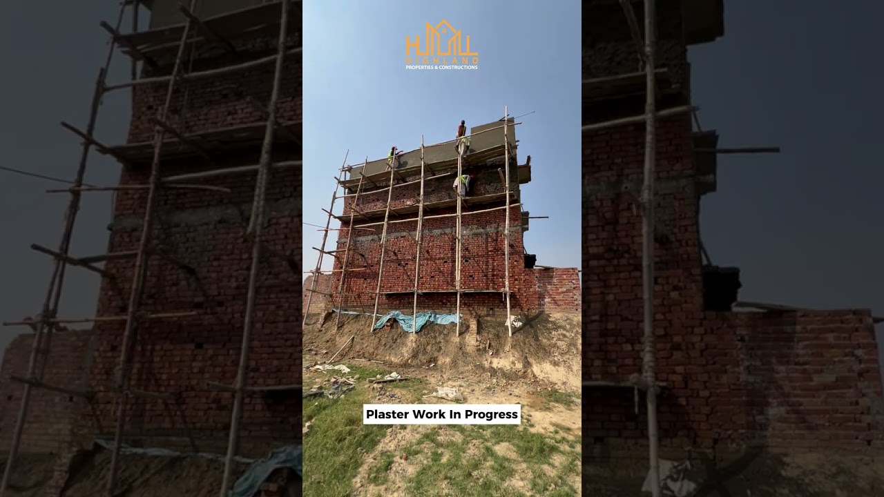 Plaster Work in Progress | Tipu Block Bahria Town Lahore | House Construction Update