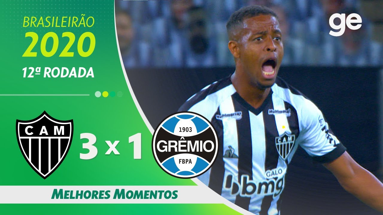 ATLÉTICO-MG 3 X 1 GRÊMIO | MELHORES MOMENTOS | 12ª RODADA BRASILEIRÃO 2020 | ge.globo