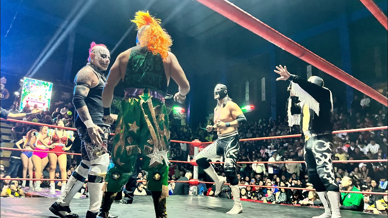 Pagano y Psycho Clown 🆚 Sansón y Forastero en el 48 aniversario de la Arena Neza