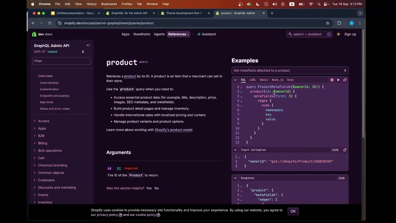 5: Intro to Shopify GraphiQL and Admin Api - Developing a Shopify Custom App in 2025 with Nodejs