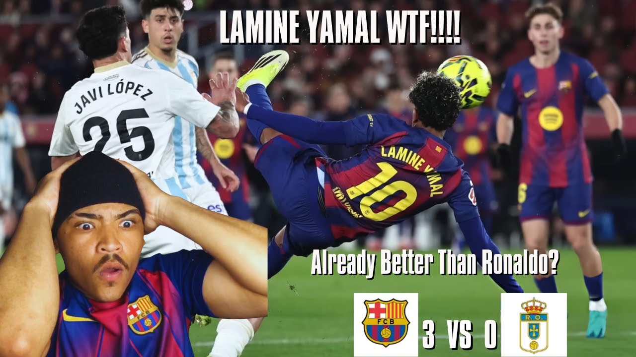 Ламин Ямал: Велоудар!! Реакция на матч ФК Барселона — Реал Овьедо, 21-й тур Ла Лиги