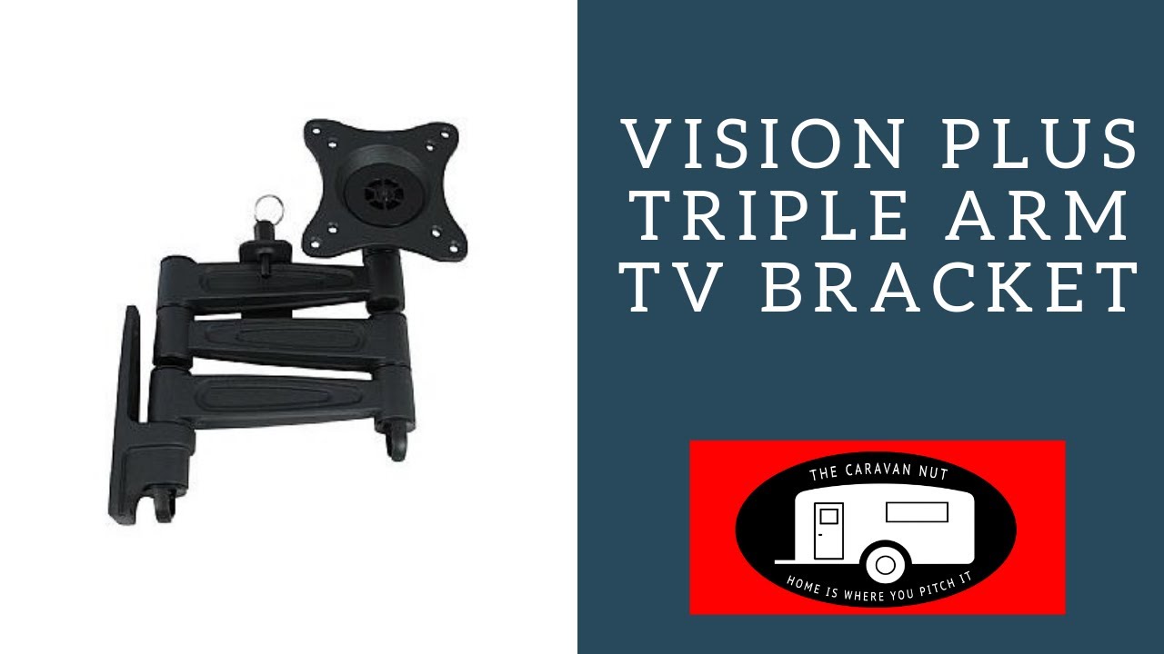 Vision Plus triple arm TV bracket installation