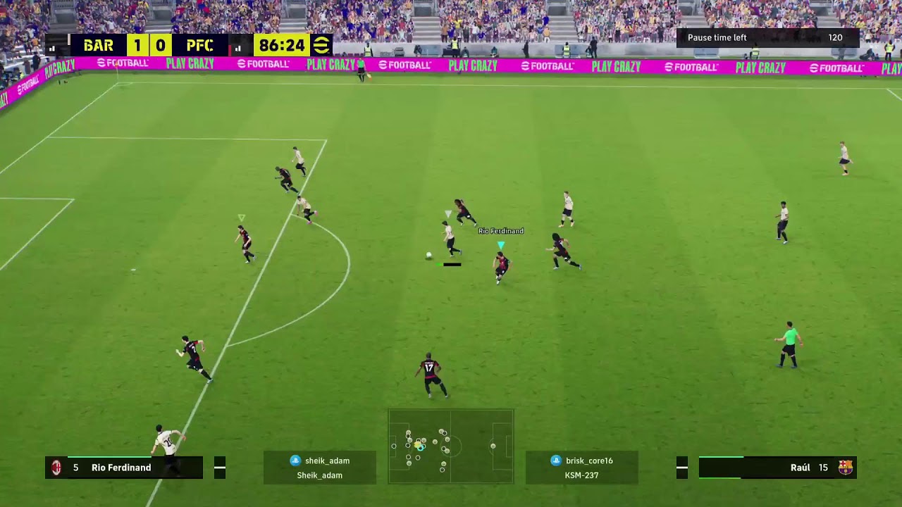 Pushing rank in efootball