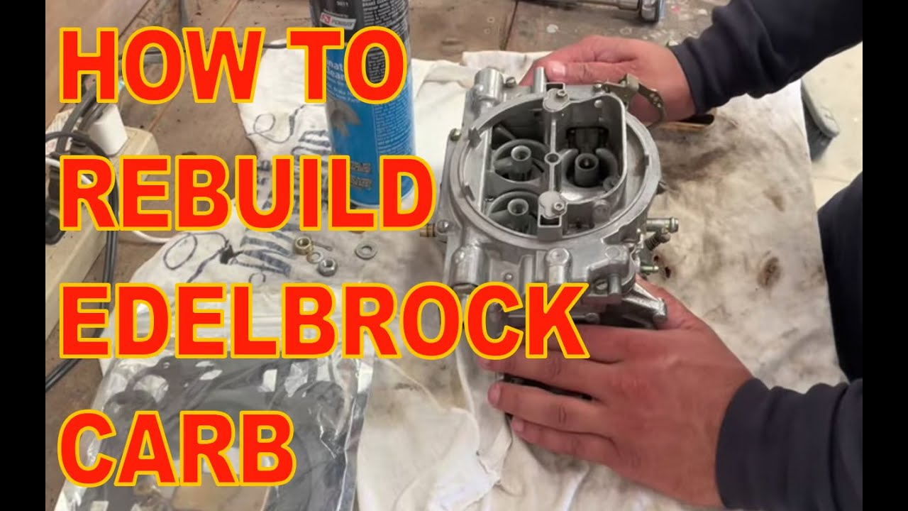 How to rebuild a carburetor - Fast and Easy Edelbrock Rebuild 1405,1406,1407,1410,1411 carburetor