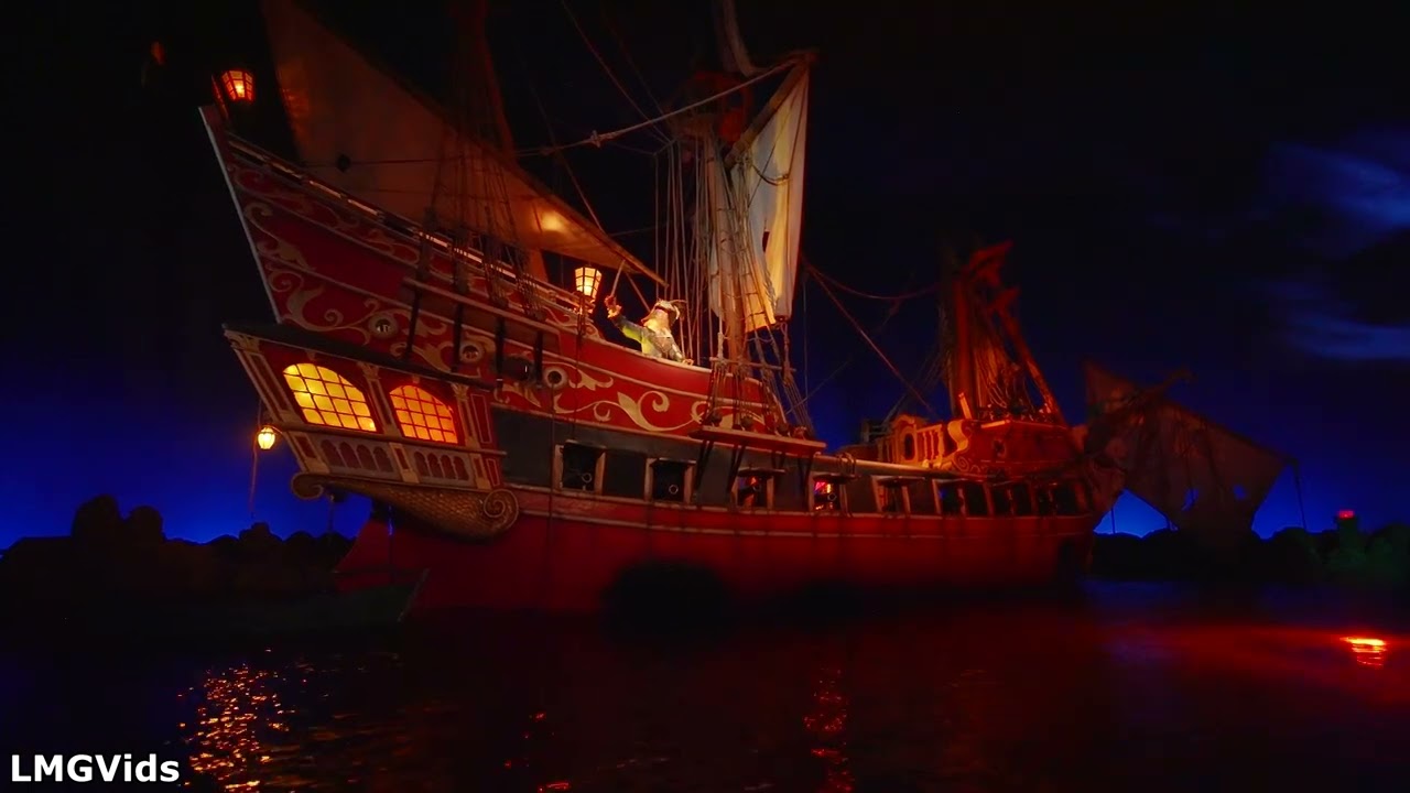 [2022] Pirates of the Caribbean ride - 4K 60FPS POV | Disneyland park, California