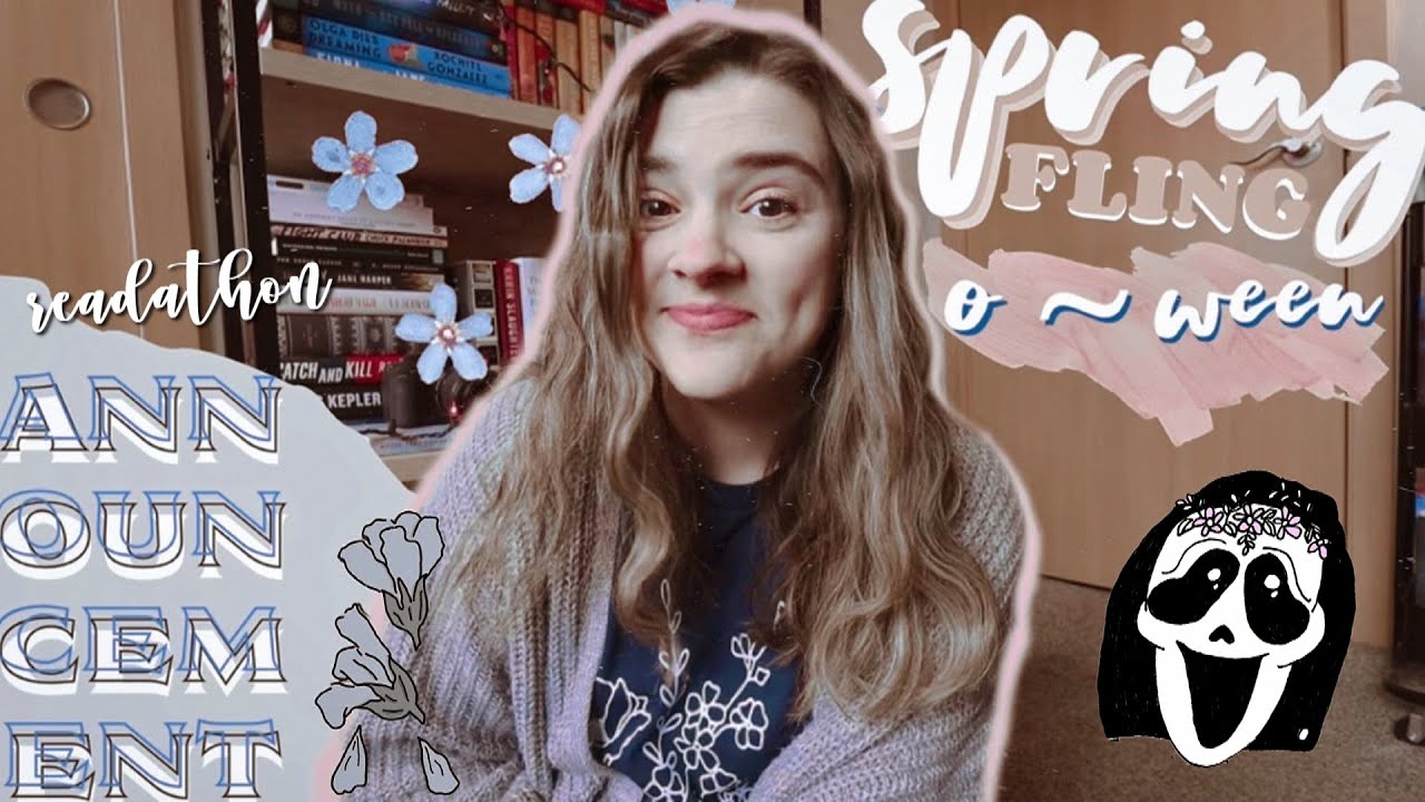 Spring Fling-O-Ween Readathon announcement! (and merch!!!!!!) 🌸👻🌷🌼