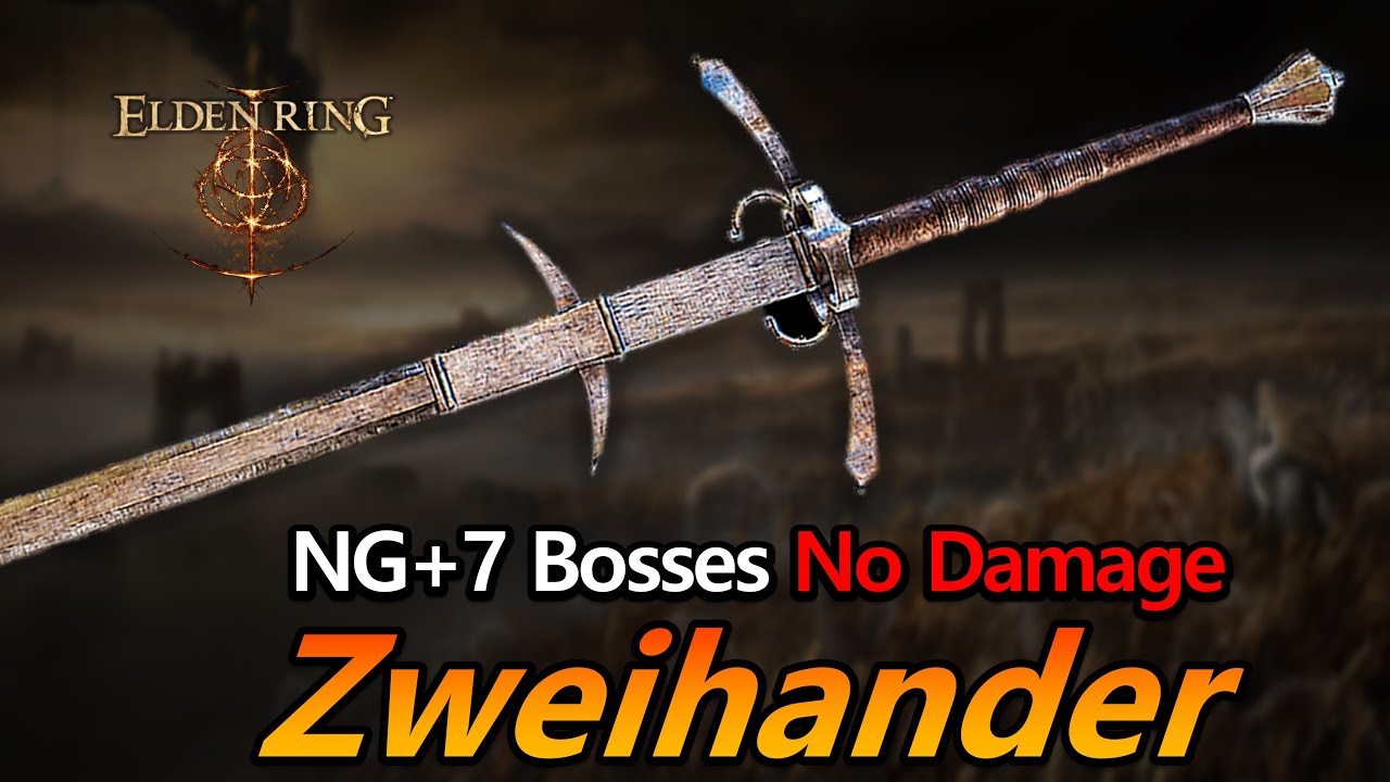 Zweihander Build | NG+7 Bosses No Damage | Elden Ring | 1.16 ver
