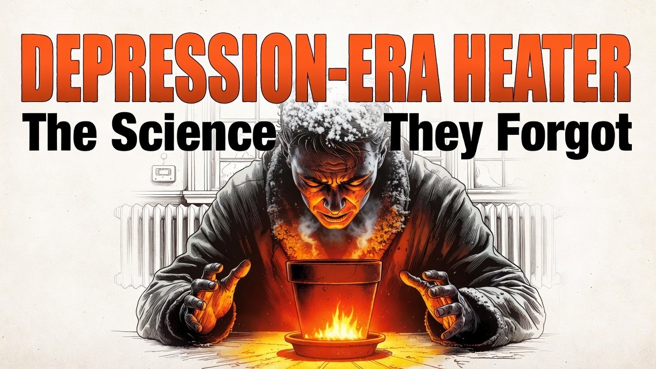 THE DEPRESSION ERA HEATER — How a Clay Flower Pot and a Candle Can Heat a Room The Science