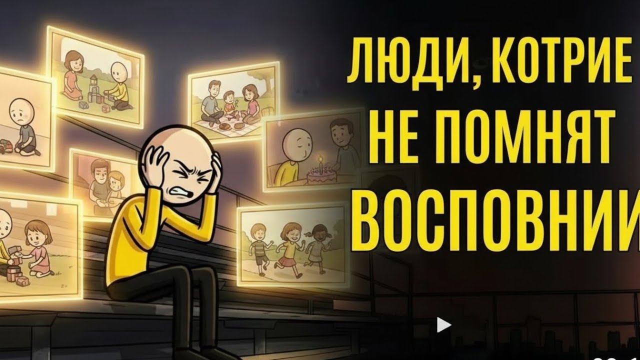 Психология людей, которые не помнят детских воспоминаний.