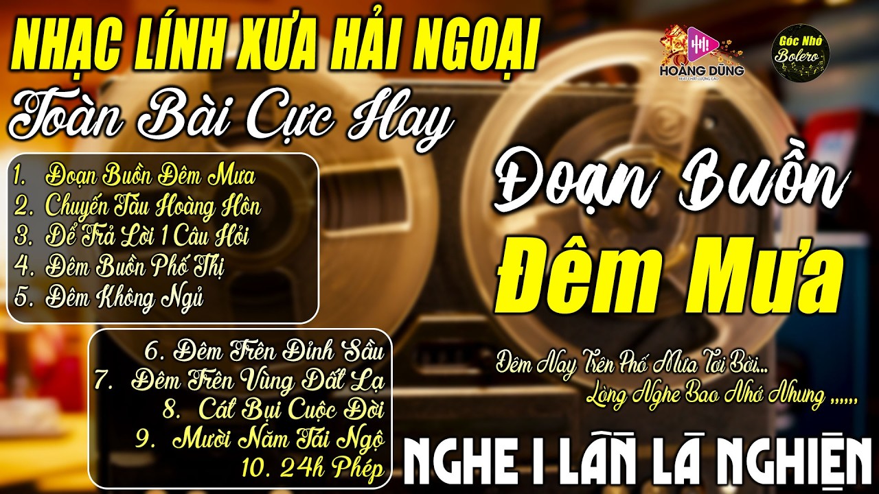 LK Nhạc Lính Hải Ngoại CÔNG TUẤN - NGHE CỰC NGỌT -  Nhạc Vàng Xưa ÊM TAI RU NGỦ NGHE 1 LÀ LẦN NGHIỆN