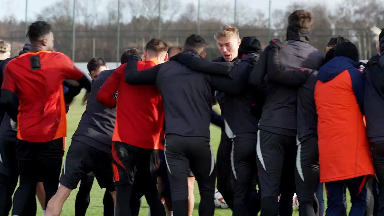 Manchester United train ahead of FCSB UEFA Europa League clash