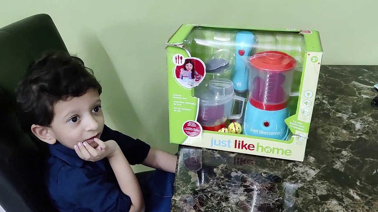 Just Like Home Kid's Blender | The Perfect Addition to Your Child's Play Kitchen