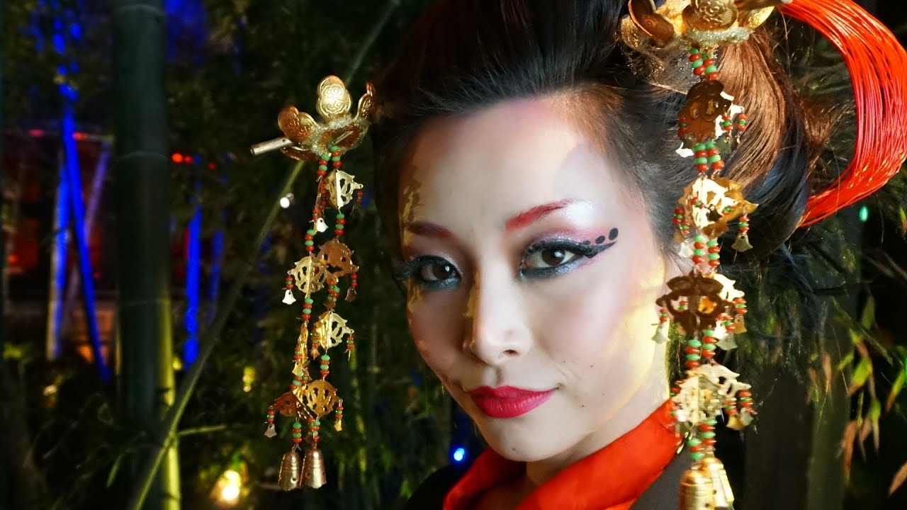 Bewitching Oiran / Kimono Look - Improv Makeup & Hair Tutorial