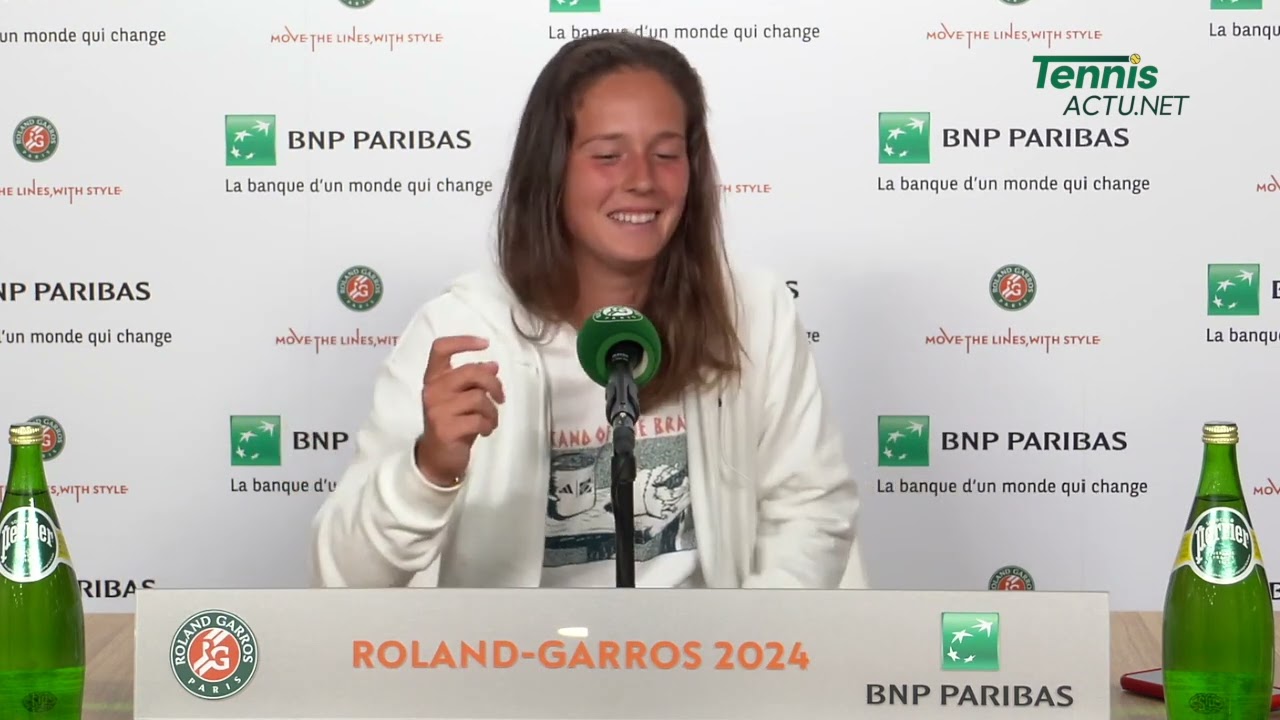 Tennis - Roland-Garros 2024 - Daria Kasatkina : “Andy Murray is the best, we will miss him”