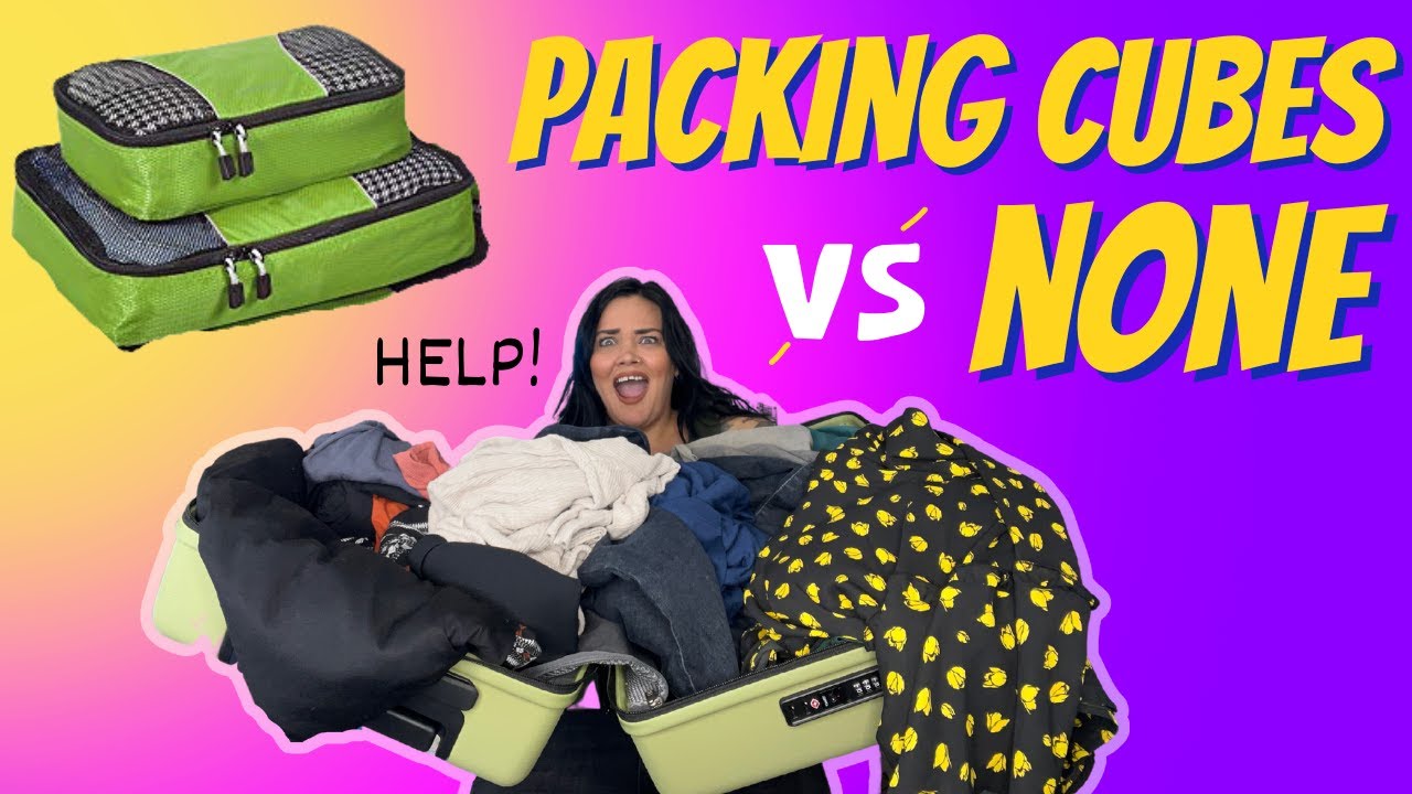 It’s NOT Even CLOSE! Packing Cubes VS No Packing Cubes Comparison