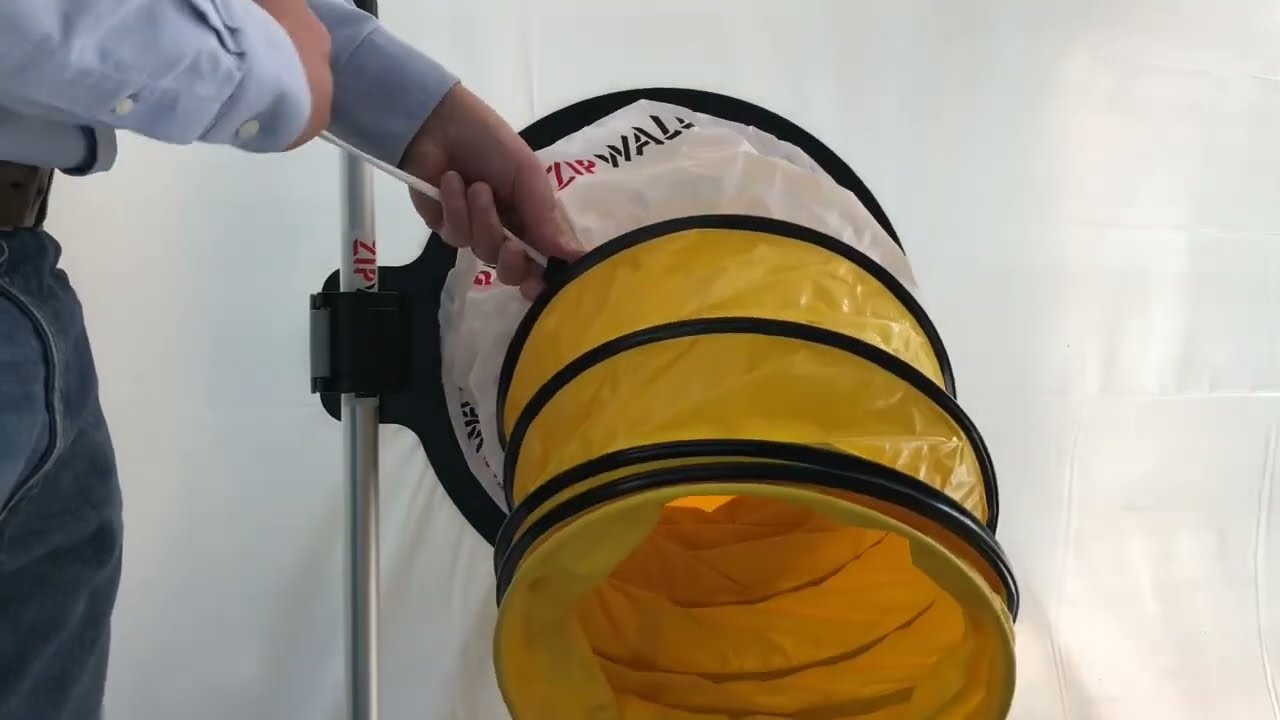 How to Set Up ZipWall&reg; Dust Barrier PassThrough