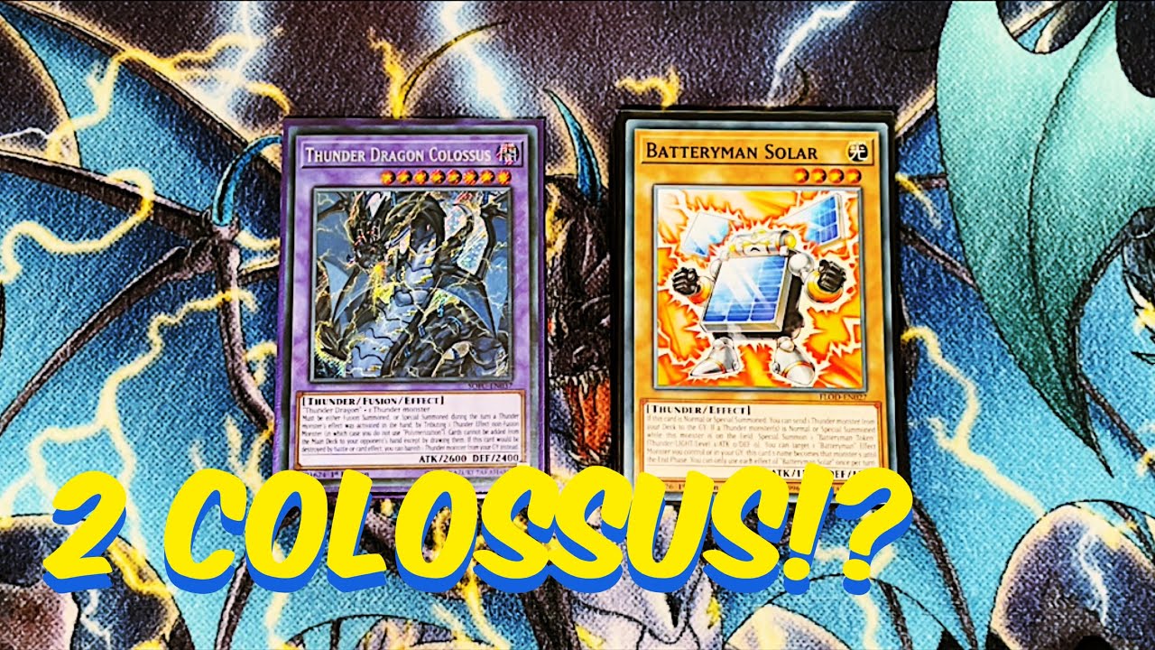 Does two Colossus change much? Thunder Dragon / Bystial / Horus / Chaos • Deck Profile + Test Hands
