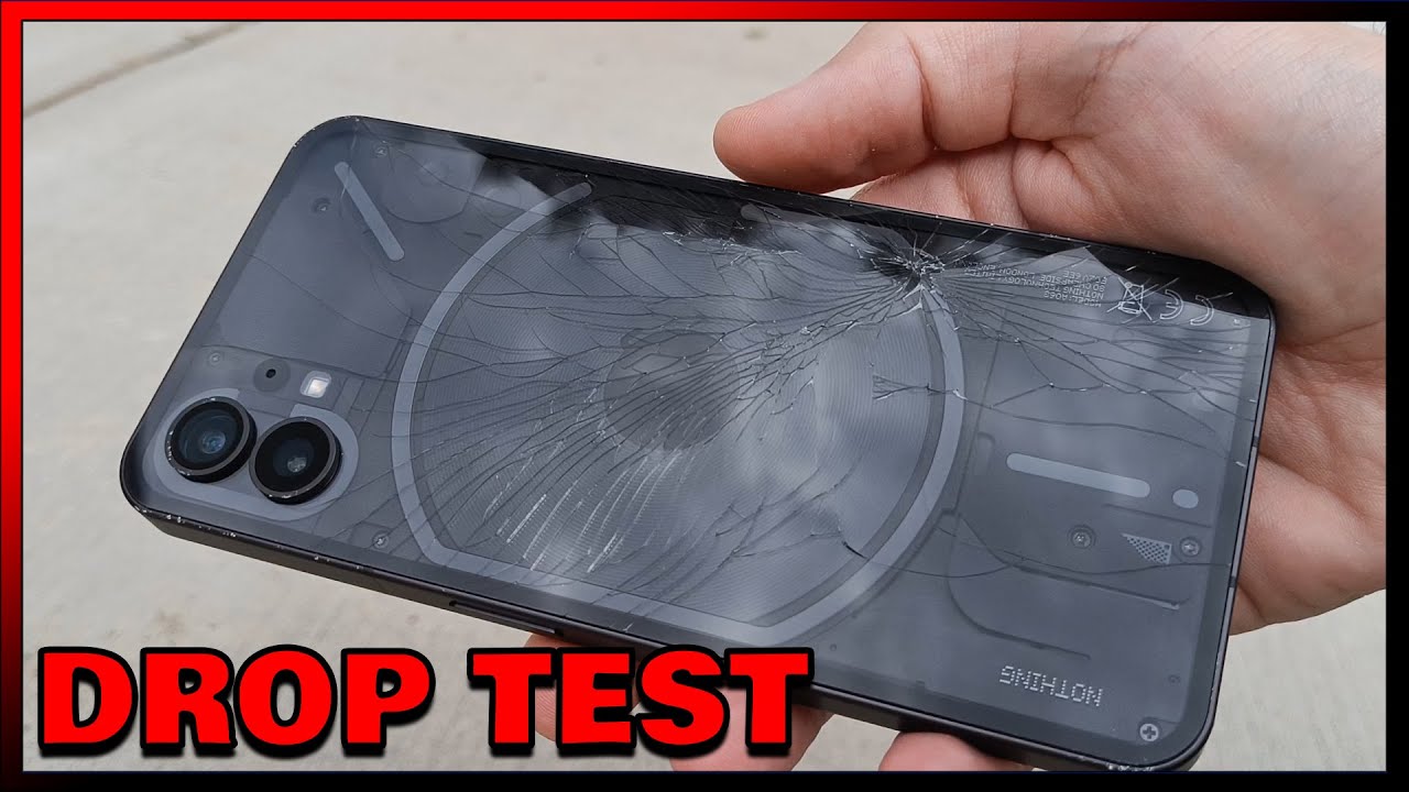 Nothing Phone 1 Drop Test. There Is Nothing To See Here.