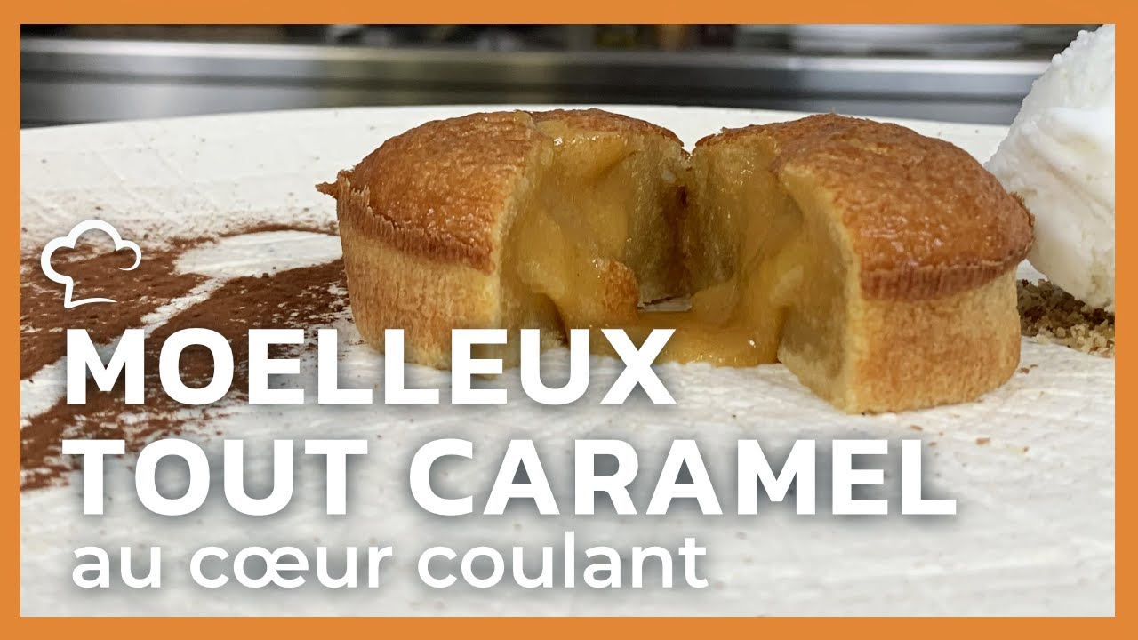 Moelleux tout caramel au cœur coulant