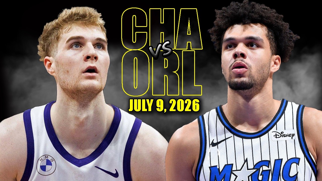 Orlando Magic vs Charlotte Hornets Full Game Highlights - July 9, 2026 | NBA Summer League