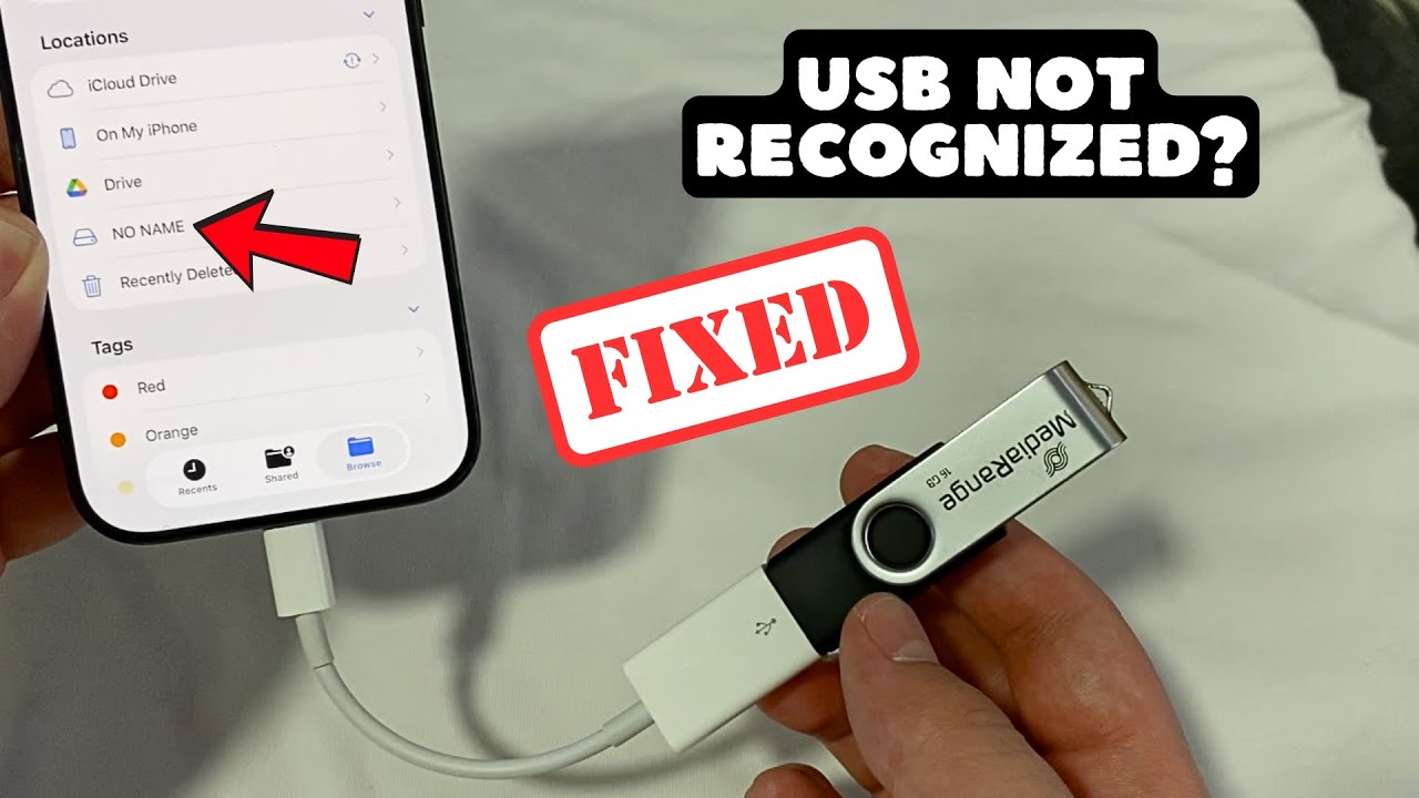 How To Fix iPhone Not Recognizing USB Flash Drive (2025)