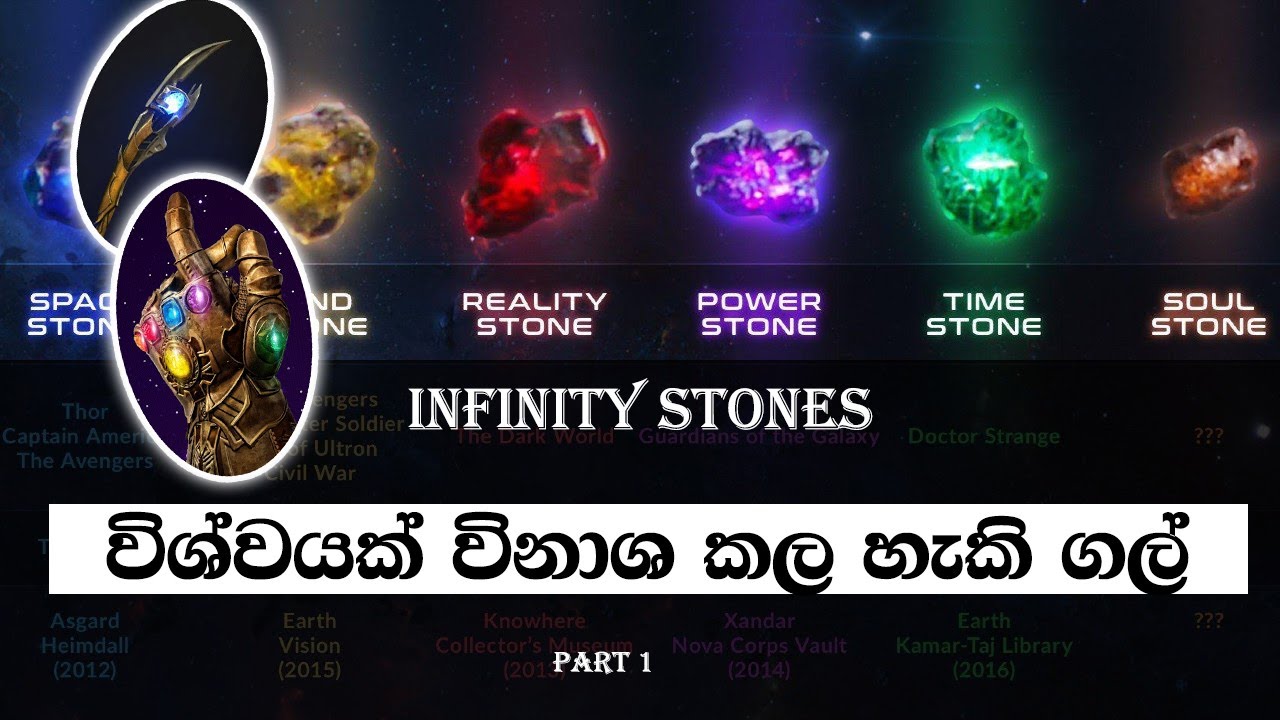 infinity stones | sinhala explain | kal universe
