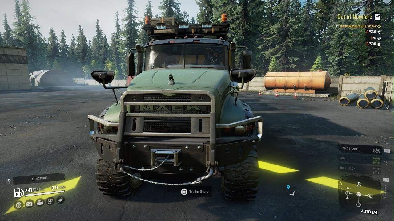 SnowRunner | rescuing white western Star