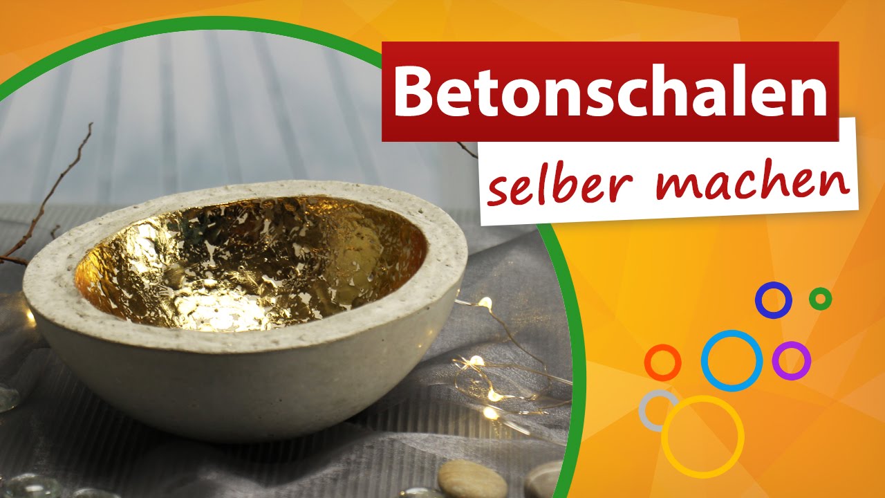 Betonschalen selber machen &hearts; Betondeko gie&szlig;en &hearts; trendmarkt24