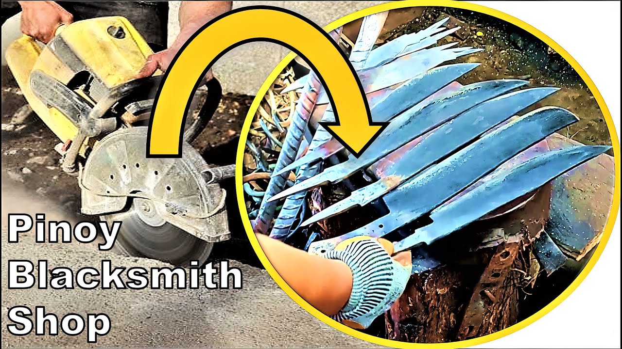Circular Concrete Saw to Knife - Pinoy Blacksmith Shop