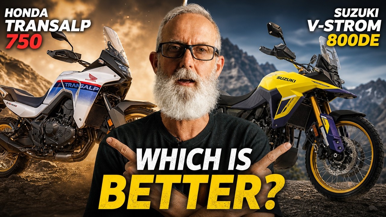 Honda Transalp vs Suzuki V-Strom 800DE Which Would I Buy?