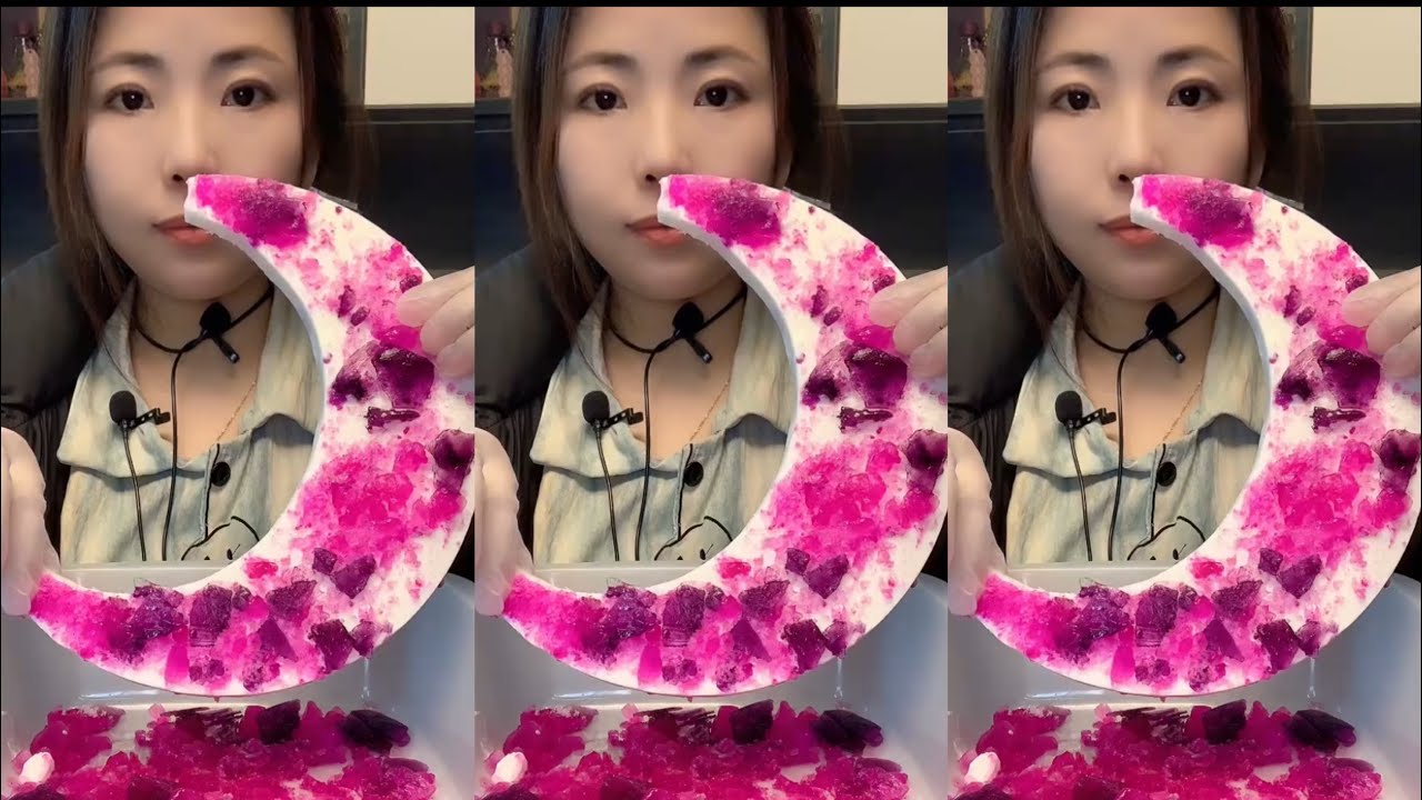 ASMR ICE EATING / ASMR MUKBANG ICE EATING SOUNDS FROM THE FROZEN WATER