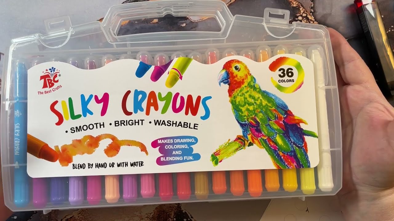 Adult coloring - Silky Crayons