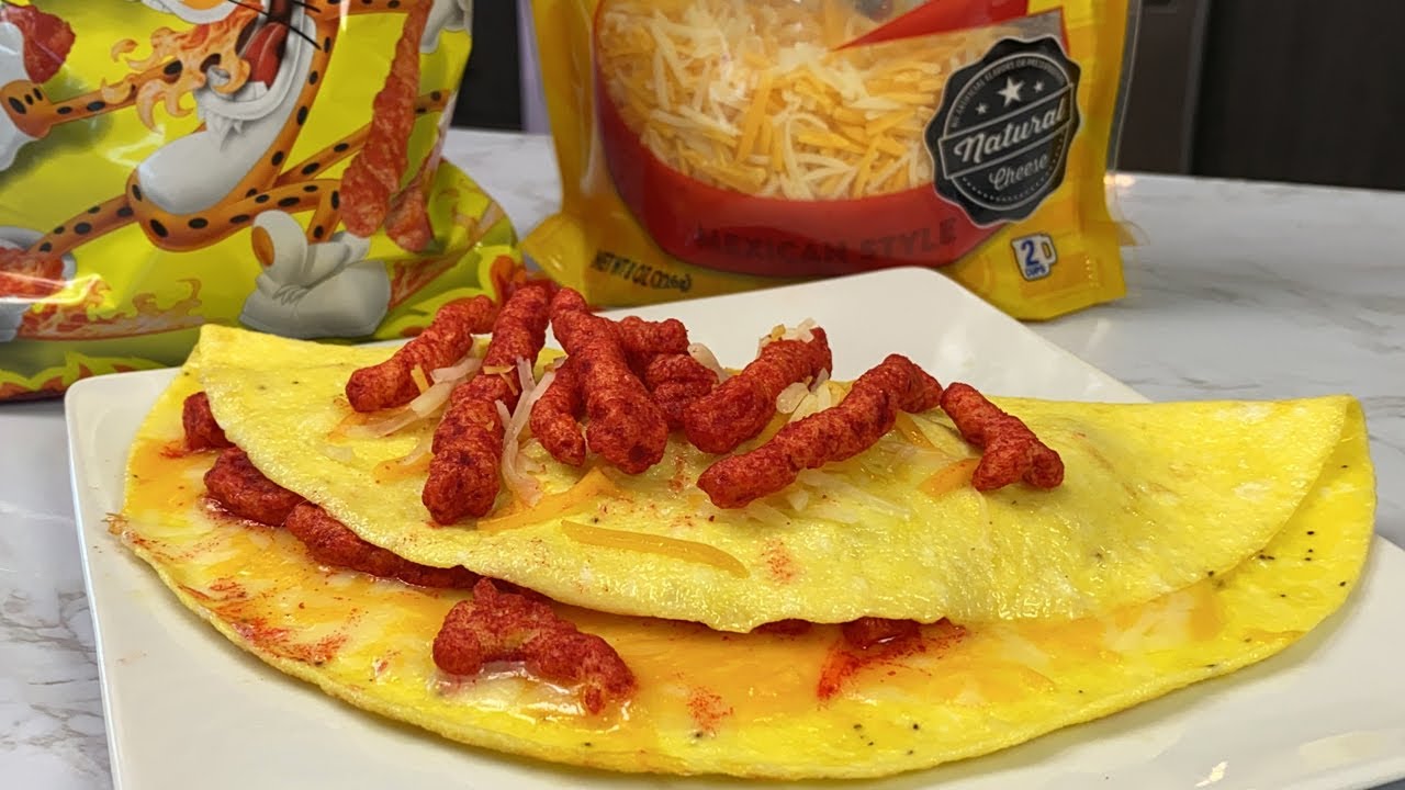 Hot Cheetos Omelette