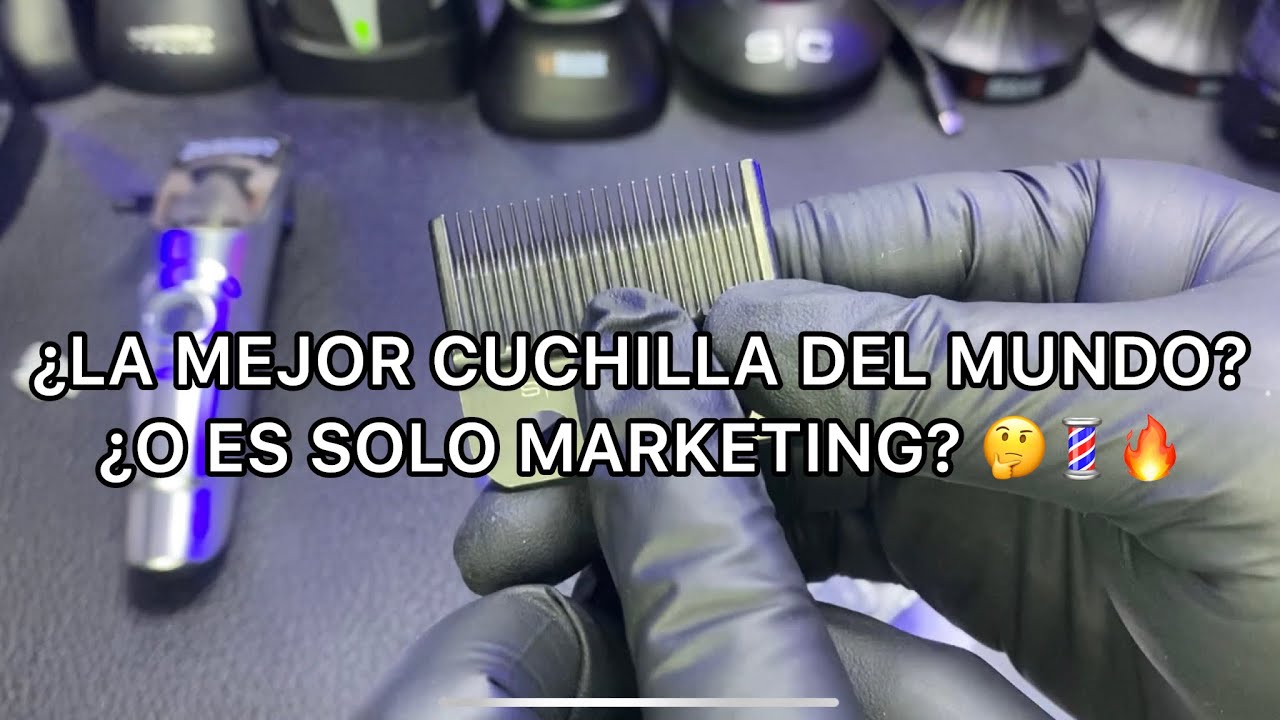 LA MEJOR CUCHILLA DEL MUNDO PARA TU MÁQUINA DE BARBERÍA