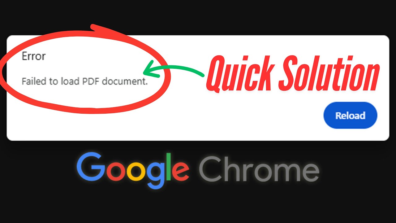 Исправление ошибки &mdash; не удалось загрузить PDF-документ