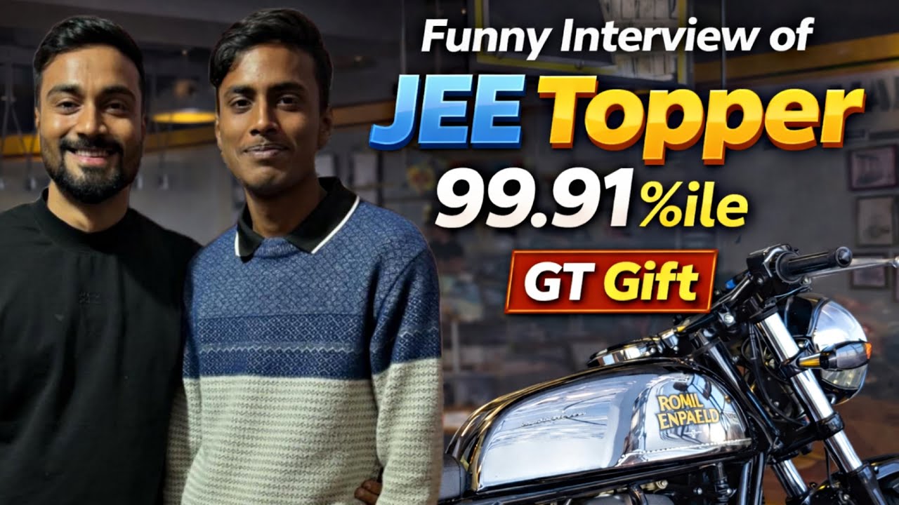 Most interesting JEE Topper of Jharkhand| 99.91%ile | Gifted GT 🔥 | अगली बारी आपकी है 💪