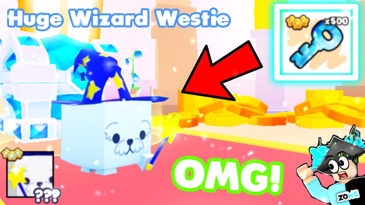 🧙‍♂️🥳 I OPENED 500+ CRYSTAL CHESTS & GOT *HUGE WIZARD WESTIE* in Pet Simulator 99!