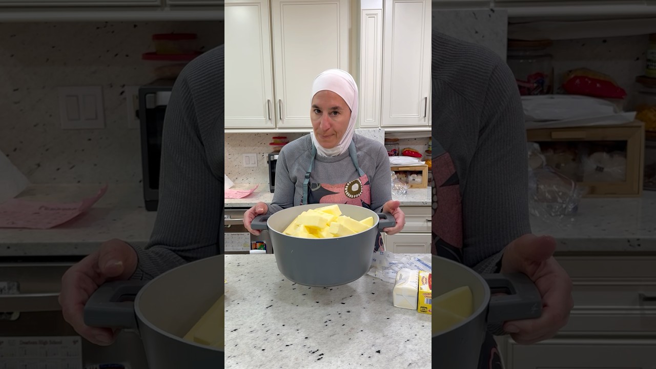 Ghee recipe Clarified Butter recipe #recipe #fyp #fypage #easyrecipe #butter #ghee #clarifiedbutter