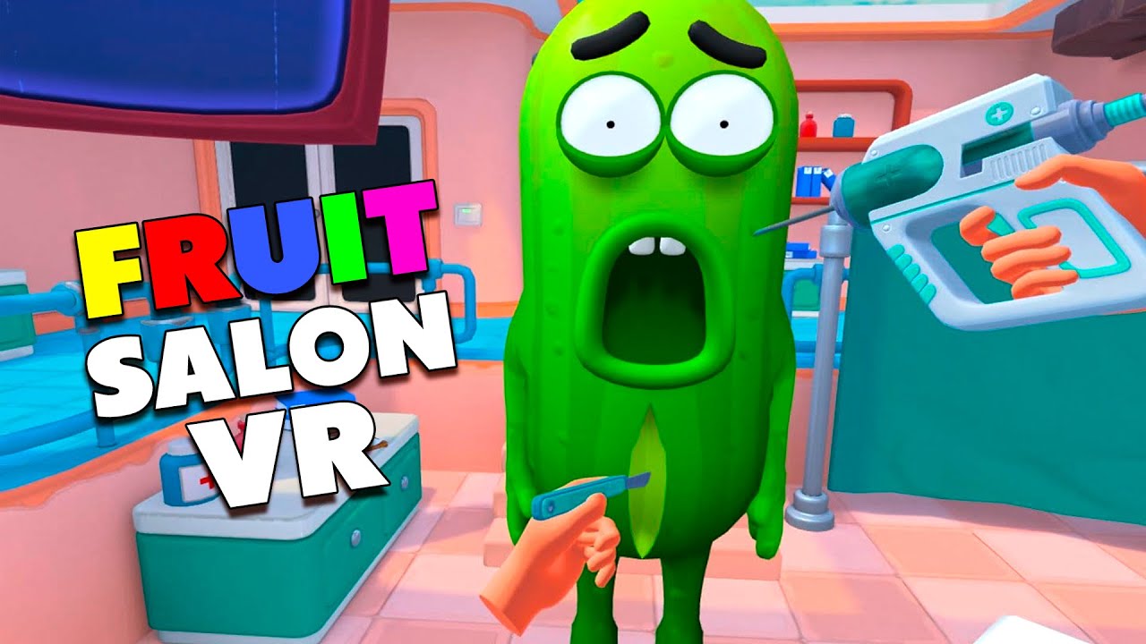 SOY CIRUJANO DE FRUTAS Y VERDURAS en REALIDAD VIRTUAL! Fruit Salon VR
