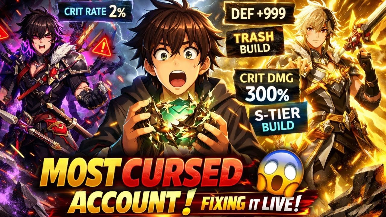 Can We FIX This Most CURSED Genshin Account? Live Soak & Build!