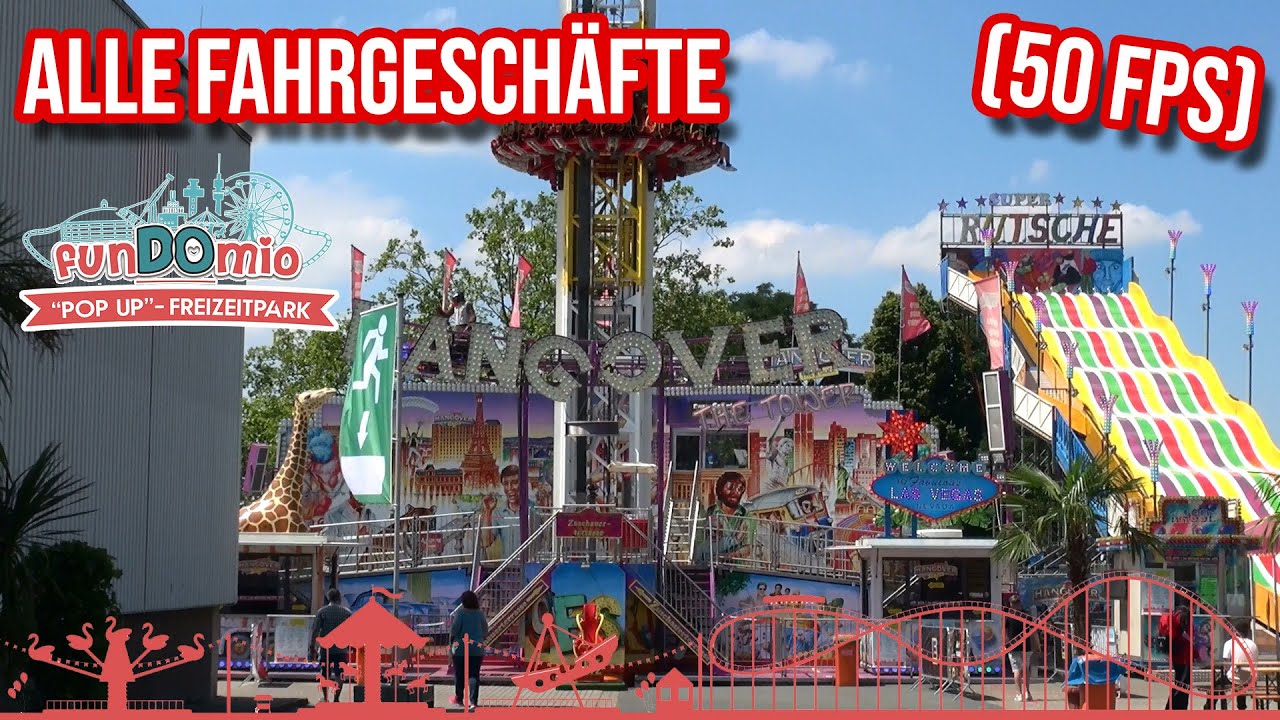Best of FunDOmio 2020 in Dortmund - Alle Fahrgesch&auml;fte zur Er&ouml;ffnung (Offrides) [50 fps]