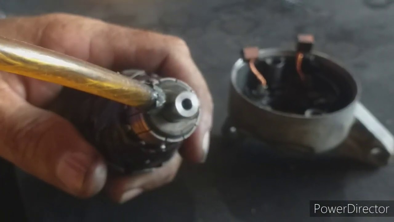 troca de escovas do motor de partida  da Bros 150.