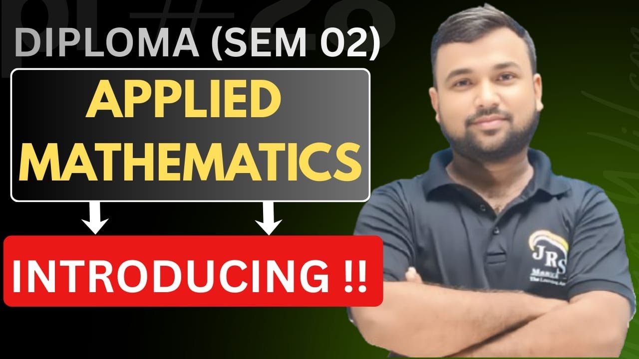 2nd Semester All Branch I Applied Mathematics - A I Introduction I Nilesh Sir